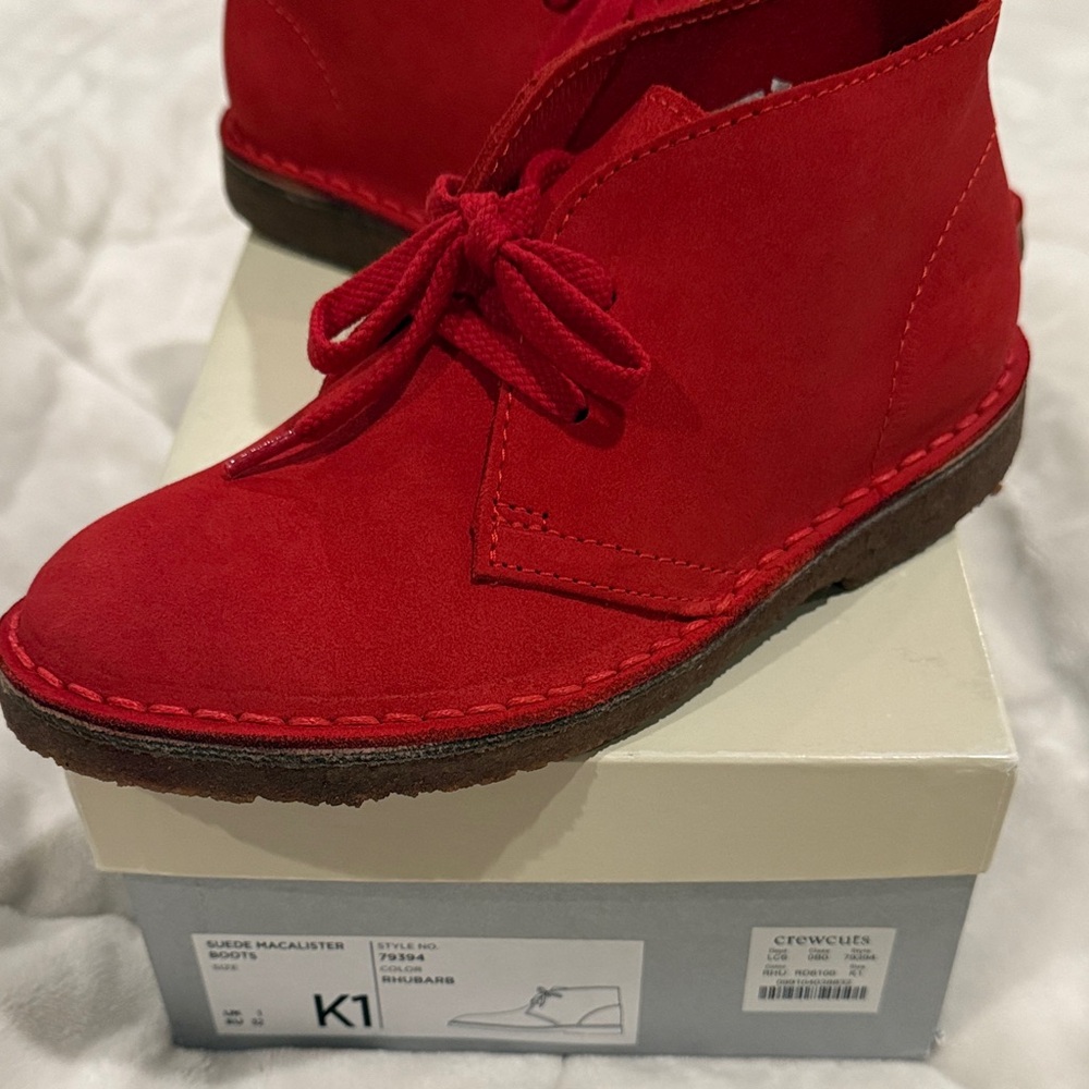 Crewcuts Shoes Rhubarb Suede Macalister Boots K1